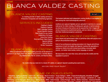 Tablet Screenshot of blancavaldez.com